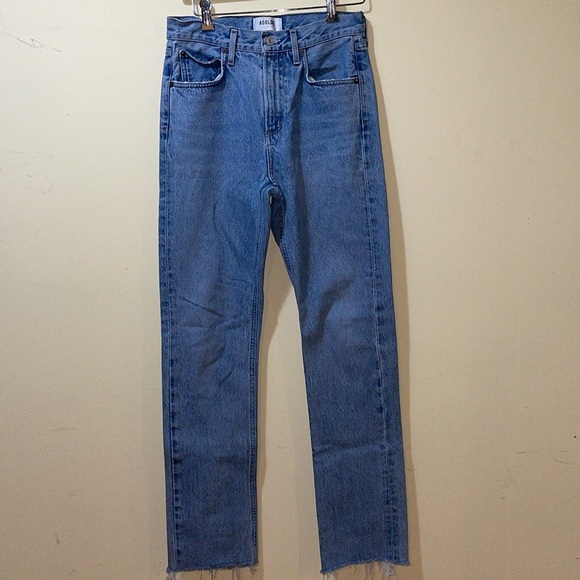 Womens AGOLDE Cherie High Rise Straight in Merit Jeans - Picture 6 of 11